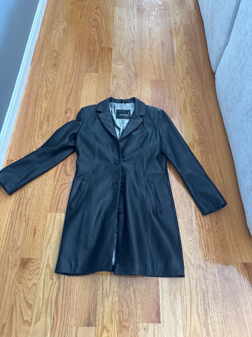 Women’s leather coat